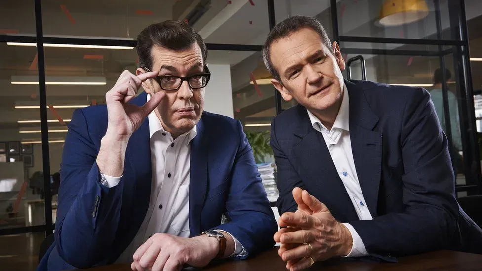 Alexander Armstrong and Richard Osman at Kew