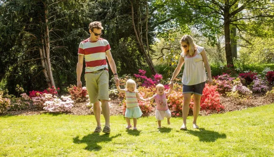 Family by planted bed2